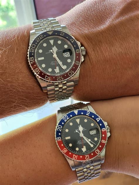 r/rolex on Reddit: New vs Vintage. Both rolex pepsi on jubilee.